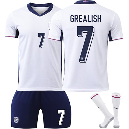 UEFA Euro 2024 England Hemmafotbollströja Nr 7 GREALISH