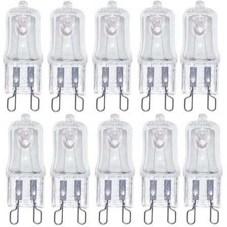 G9 Halogenpære 20W 230V Varmhvit 2700K, 10-pakning
