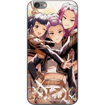 Kompatibelt Mobilskal till Apple Apple iPhone 6s Plus K-Pop Demon Hunters guld svart anime trio kpop e-sport inspirerad design kraftfull stil