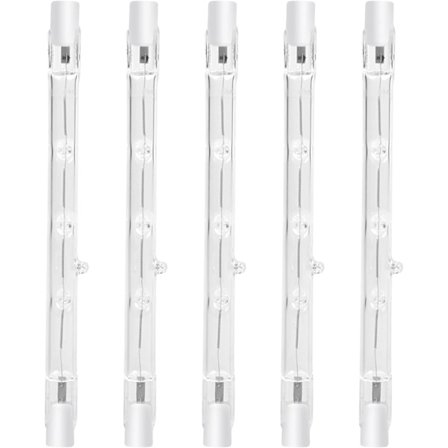 100W 118mm R7s Himmennettävä Halogeenilamppu Lämmin Valkoinen 2800K(5kpl)