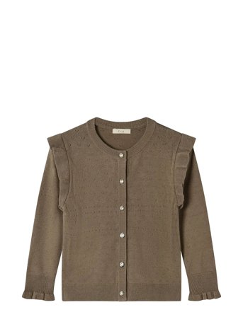 Fliink Fame Cardigan - Brown - 2 Y