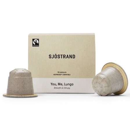 Sjöstrand coffee You, me, Lungo kaffekapsler 10-pakning