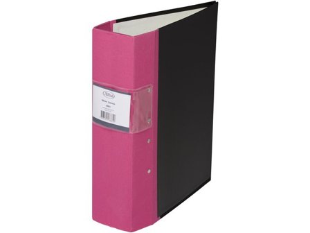 Gaffelpärm A4 80mm rosa - Lyreco - Kontorsmaterial - Pärmar och register - Träryggspärmar - A4