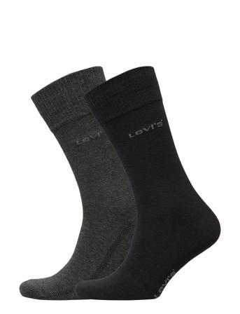 Levis 168Sf Regular Cut 2P Underwear Socks Regular Socks Musta Levi ́s