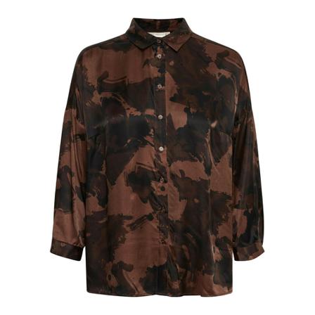 InWear, Rida Yen Shirt 30107675 Brązowy, Kobieta, Rozmiar: L