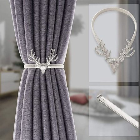 1 Pakke Gardin Holdbacks Gardin Holdbacks Justerbar Dekorativ