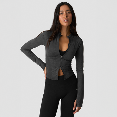 ICANIWILL Sculpt Sømløs Langermet Genser Svart