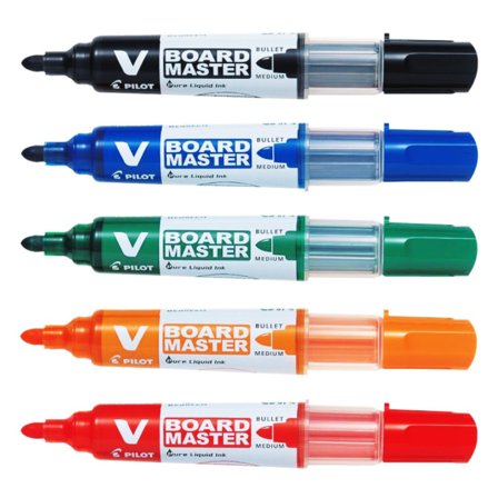 Pilot V-Board Master Round Red