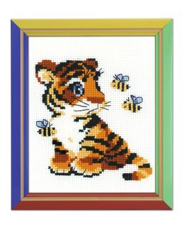 Stickpackung Bild Süßer Tiger