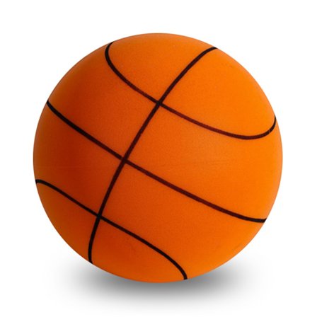 Stille basketball uten belegg, skumkule 24 cm