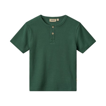 WHEAT T-Shirt Short Sleeve Lumi Green Str 140/10 år, Tøj & Bolig, Børnetøj, Børneundertrøjer