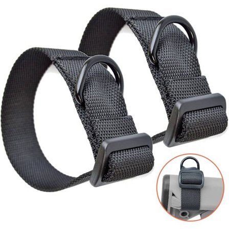 Sett med 2 justerbare nylon slyngestropper for å feste stropp til alle slynger på rifle, airsoft og hagle