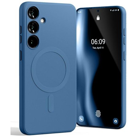 Mercury Mobilskal till Galaxy S25 Plus MagSafe Semi-Silikon - Blå