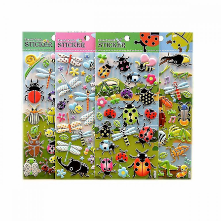 Barn Stickers För Kreativa Projekt, Hållbara Stickers Storpack Giftfri Vattentät Plast Avtagbar Utan Rester Från Släta Ytor