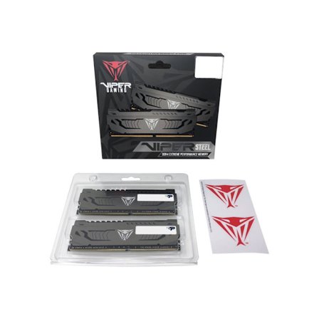 Patriot Extreme Performance Viper Steel - DDR4 - sats - 16 GB: 2 x 8 GB - DIMM 288-pin / PC4-25600 - ej buffrad