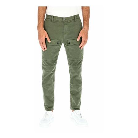 Daniele Alessandrini Slim-fit Byxor grön, Herr Byxor, Herr, Storlek: W30