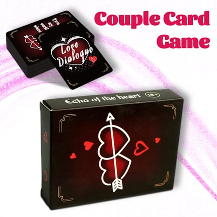 Parlek Kortspel "Echo of the Heart" – 18+ Kärlek & Dialog Spel för Par