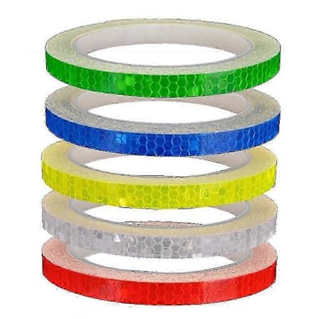 Tape Utendørs Sikkerhetsvarsel Ing Klistremerke Sykkel Refleks Tape For Bil, Ycle, Sykkelfelg - Diy Rat (