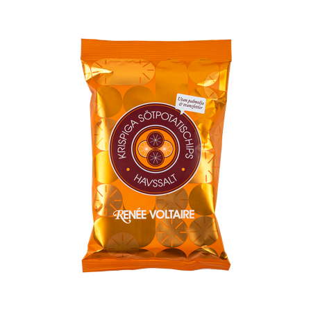 Renée Voltaire Sprø Søtpotetchips – Havsalt 80 g