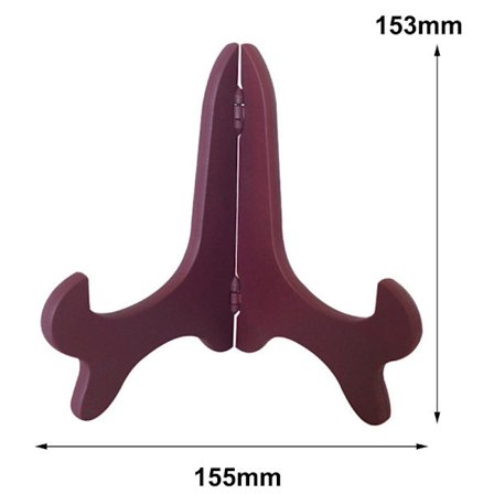 1 STK skjermstativ i tre tallerkenstativ Skåleramme Fotobok