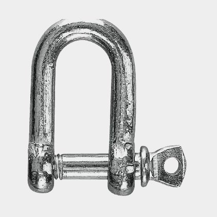 Schackel galvad rak 16mm