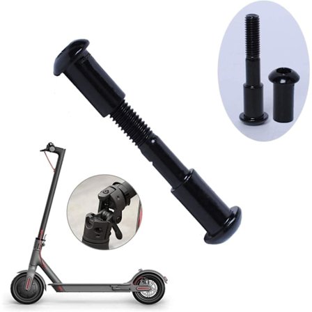 Vikbar Axellåsskruv Kompatibel med Xiaomi Mijia M365 Elektrisk Scooter Vikbar Fixeringsbult Ersättningsdelar (Svart)