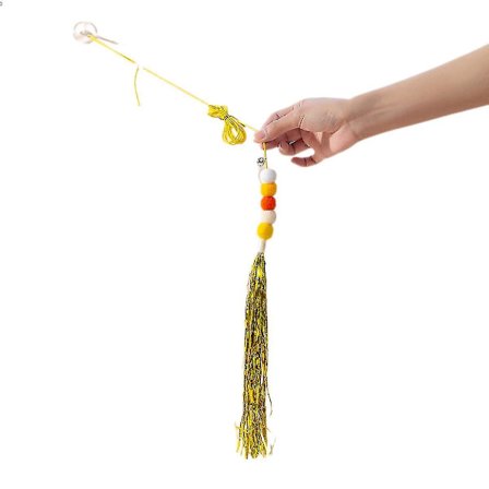 Kattfjäderleksaker, Utdragbara Interaktiva Katt Leksaker För Innekatter, Söta Katt Tuggleksaker, Kattunge Roliga Dörrhängande Kattretande Leksaker, 