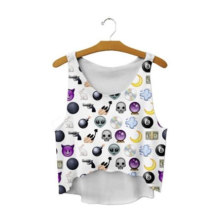 Emoji Crop Top