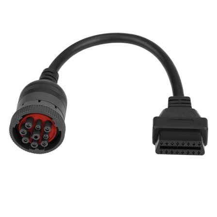 Truck-kabel OBD1 til OBD2-adapter for J1939 9-pinners 16-bil