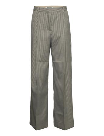 Sadie Poppytooth Trousers Patterned Wood Wood