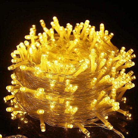 Utomhus LED-ljusslinga Varmvit 500 LED