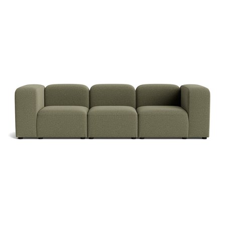 Milo 3 personers sofa - Nordic Grøn - 270x100x72 - Sofa, 3 personers sofa