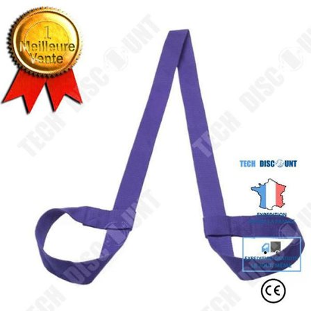 TD Fitness Accessories - Bodybuilding, Justerbart Yoga Mat Bälte Yoga Mat Hållare Axelrem Yoga Mat Band - Typ vio