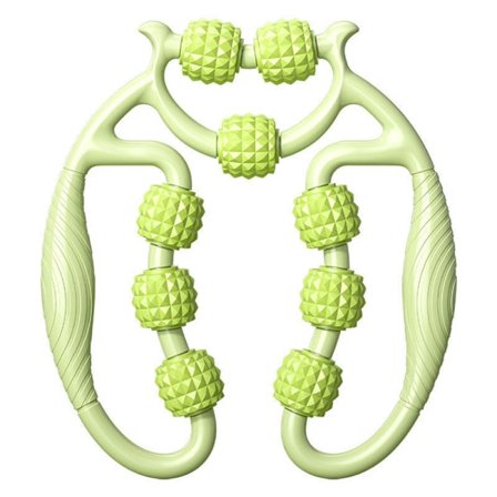 Massasje Relax Sirkulær Benklemme 9-Hjuls Muskelrulle Dypvevsmassasje For Ben Armmassasje