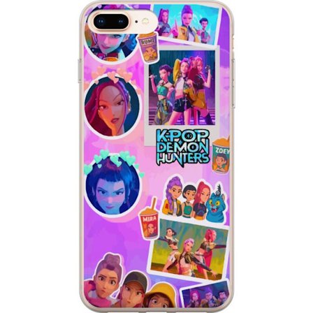 Kompatibelt Mobilskal till Apple Apple iPhone 8 Plus Kawaii KPop Demon Hunters vinyl samlarobjekt