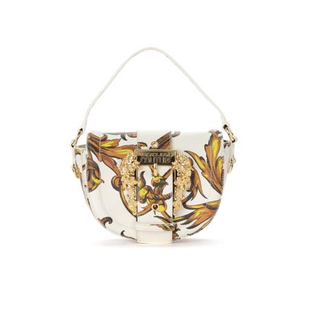 Versace Jeans Couture, Shoulder Bag With Baroque Print Wit, Dames, Maat:ONE Size,synthetisch