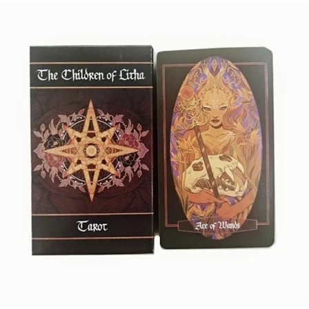 Litha Tarot -kortit, 78 kortin pakka, oraakkeli, ennustus, meditaatioversio, lautapelit