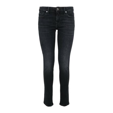 7 For All Mankind, Pyper Slim Illusion Wicked Zwart, Dames, Maat:W27