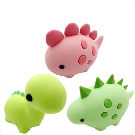 Telefonoplader ledningsbeskytter dyr - 3 stk ledningsbeskytter - plast