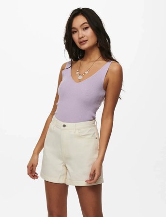 JDY Jdynanna S/L Top Knt Noos - Purple - L