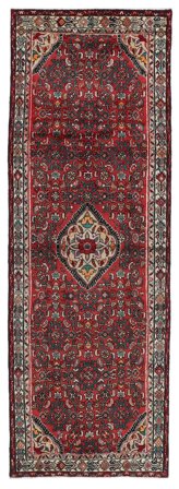 Noué À La Main Hosseinabad Tapis 110X323 De Laine Petit