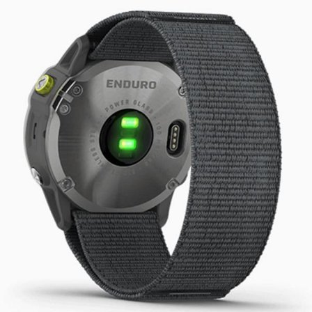 (Grå)26mm Haken och Slinga Nylon Armband för -garmin Fenix 6 6x Klocka Ba