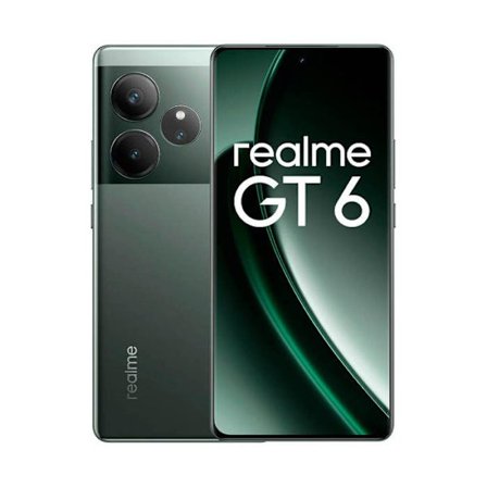 Smartphone - REALME - GT 6 - 8 Go RAM - 256 Go - Dubbel SIM - 5G NR - Grön