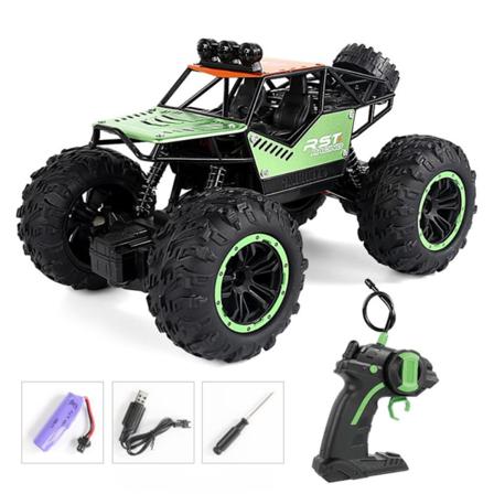 1:18 Rc Billegering Klätterbil Med Lampor För Barn