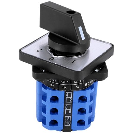 3 Lägen På-Av-På Omkopplare Kontroll Vridströmbrytare 20A