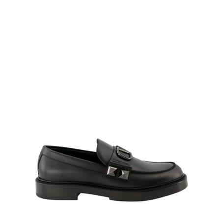 Valentino Garavani VLogo Instappers , Zwart , Heren , Maat: 40 EU Instappers & Slip ons