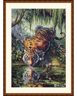 Brodeikit Billede Mægtigt Spejlbillede - Arti Balta