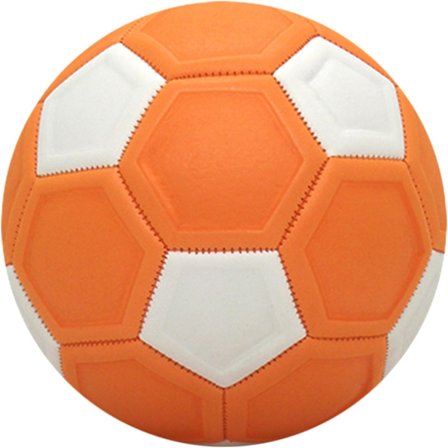 Fritidsfotboll, barnens skruvboll, gummifodrad skruvfotboll, diameter 20 cm, bågformad fotboll med lufthål, lämplig för utomhuslek