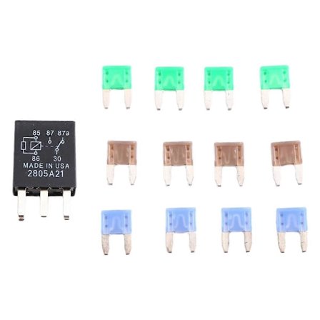 För BRP Seadoo Jetski Säkringsbox, Säkring, Strömrelä Grön: 30Ah Brun: 5Ah Blå: 15Ah