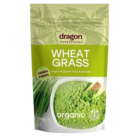 Dragon Superfoods Hvedegræs pulver Ø 150 g, Helse & Madvarer, Krydderier, Øvrigt